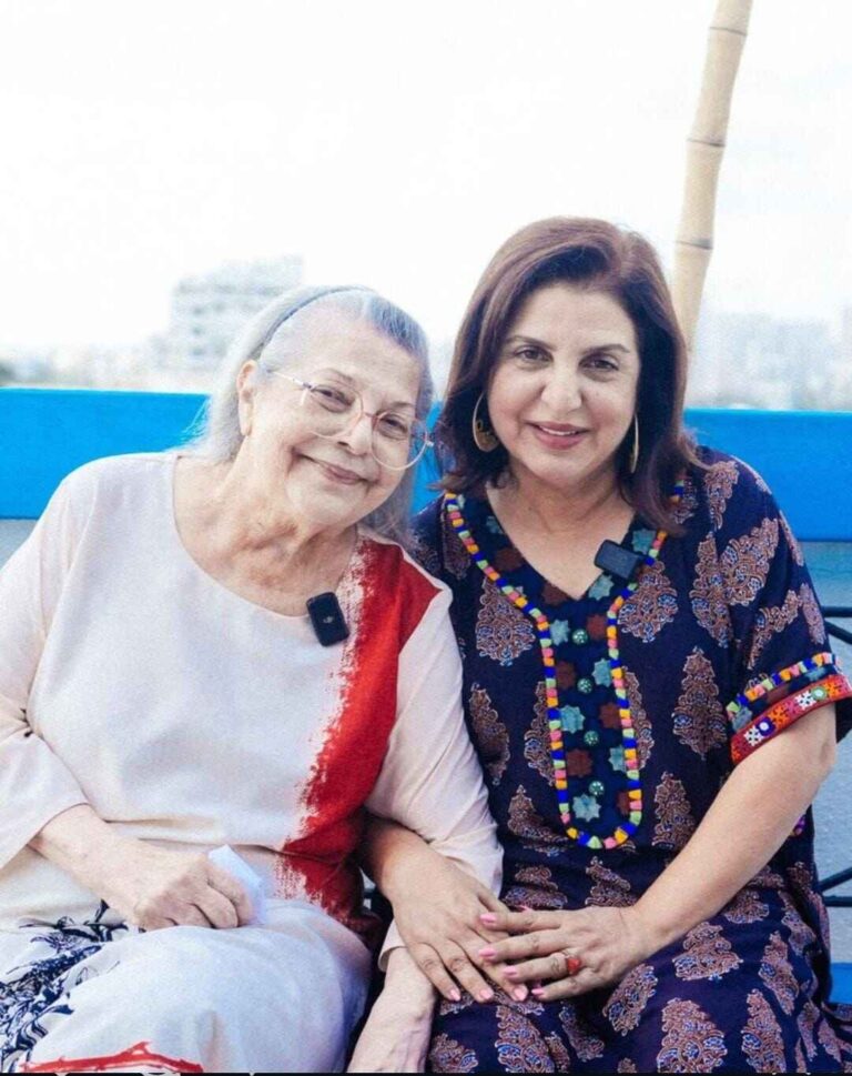 Menaka Irani with Farah Khan