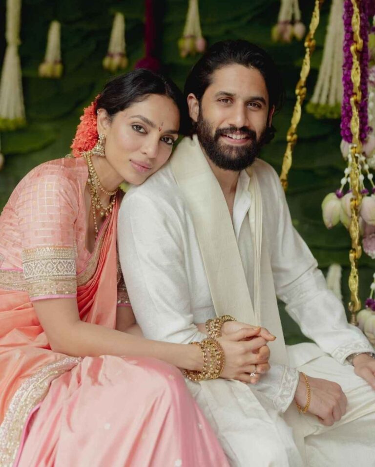 Naga Chaitanya and Sobhita Dhulipala engagement